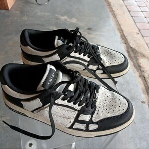 AMIRI Monochrome Leather Sneakers